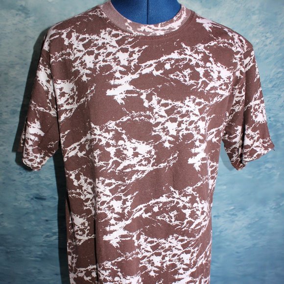 New York 1994 Sovereign State Men's Brown Pink Short Sleeves T-Shirt ~L~ S967373 - Picture 1 of 9